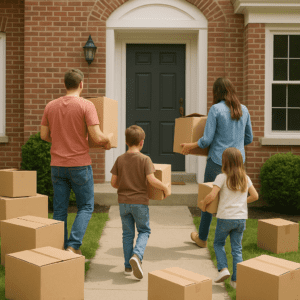 Familie verhuizen